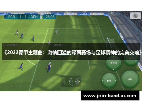 《2022德甲主题曲：激情四溢的绿茵赛场与足球精神的完美交响》