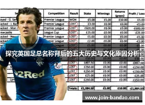 探究英国足总名称背后的五大历史与文化原因分析 探究英国足总名称背后的五大历史与文化原因分析